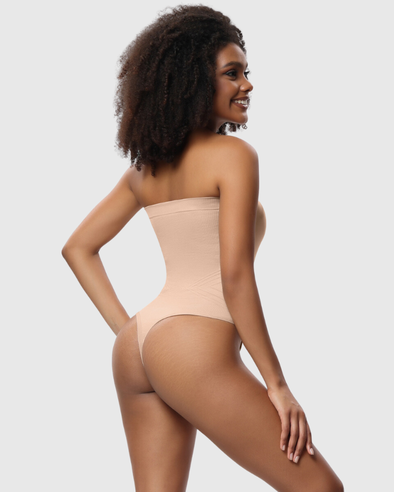 Strapless Snatched Bodysuit + FREE Non-Adhesive Nipple Cover Inserts