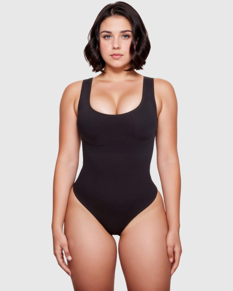 Eco Wide Strap Snatched Bodysuit