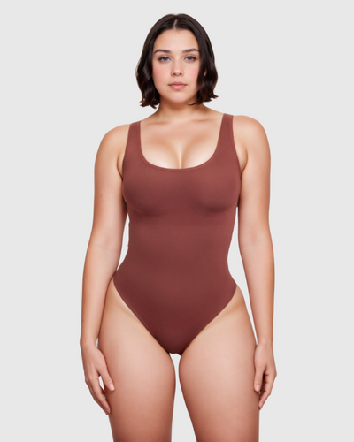 Eco Wide Strap Snatched Bodysuit