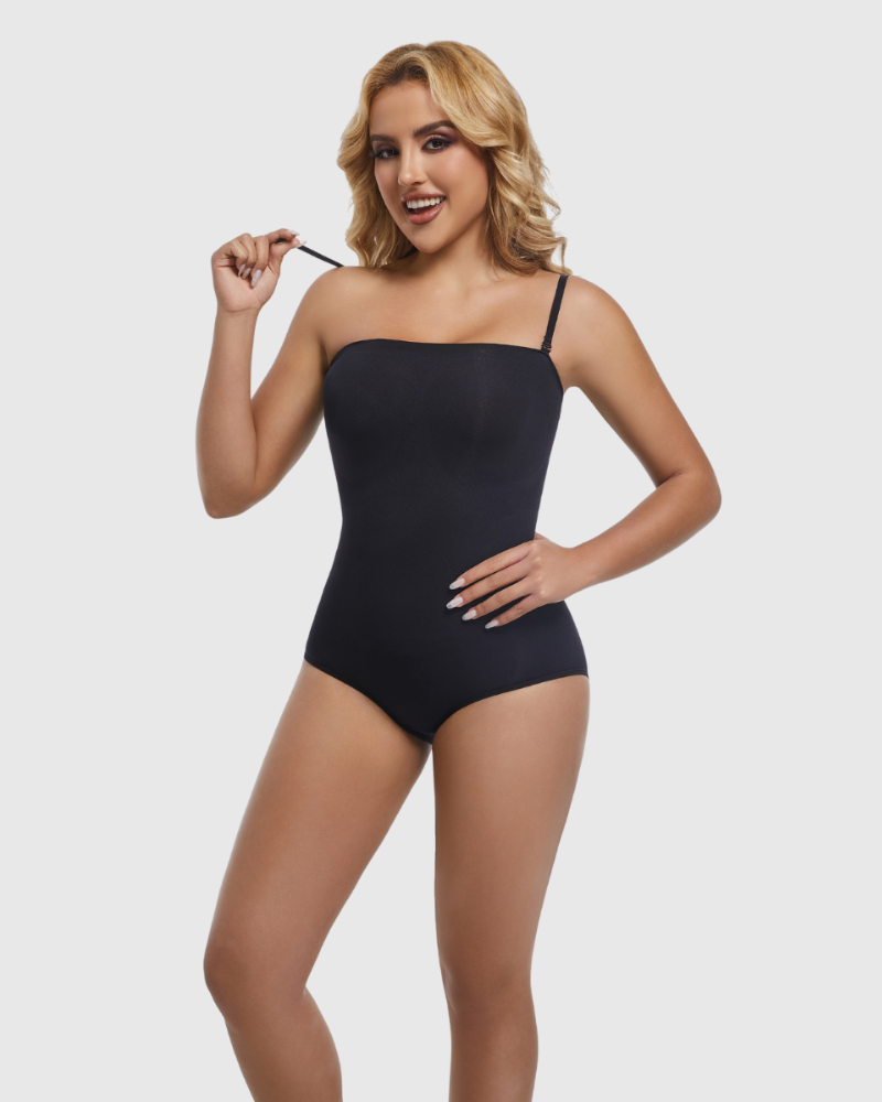 Strapless Snatched Bodysuit + FREE Non-Adhesive Nipple Cover Inserts