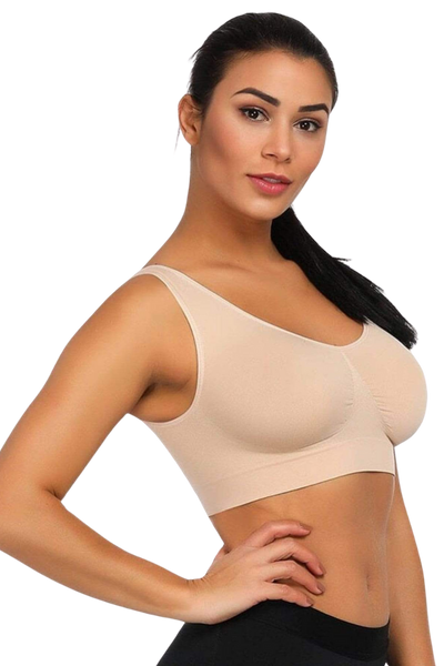 Seamless Wireless Bra With Support