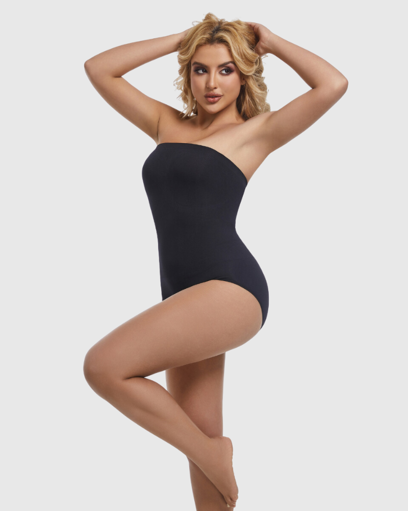 Strapless Snatched Bodysuit + FREE Non-Adhesive Nipple Cover Inserts