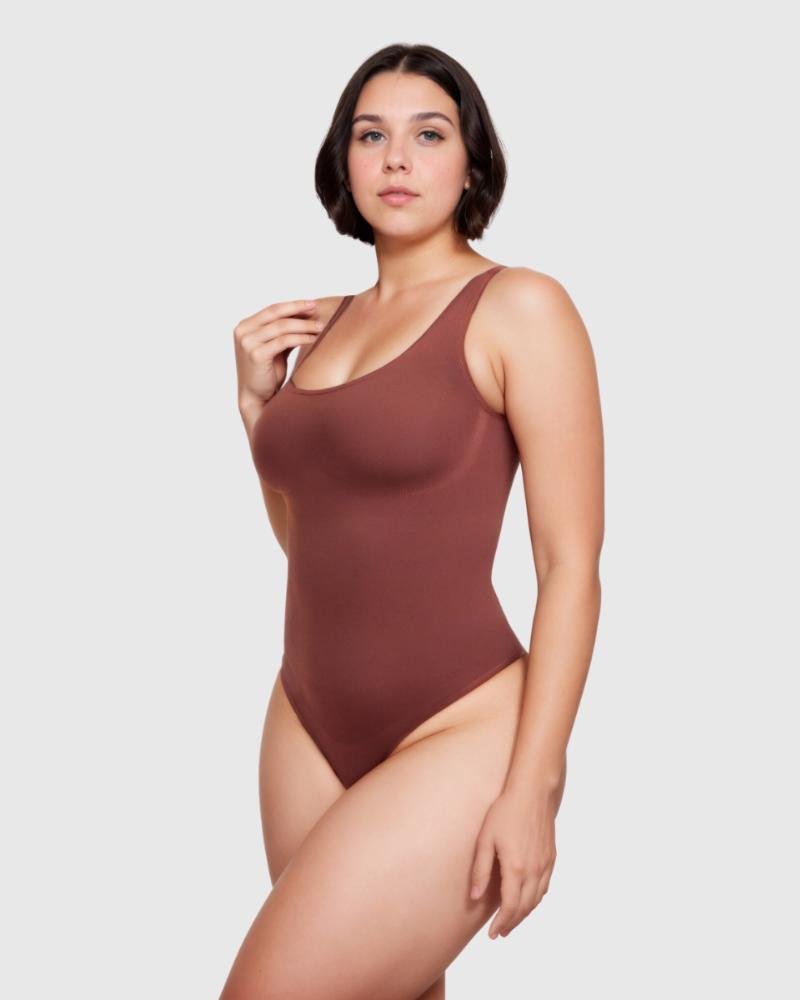 Eco Wide Strap Snatched Bodysuit