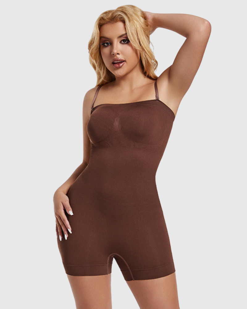 Strapless Snatched Bodysuit + FREE Non-Adhesive Nipple Cover Inserts