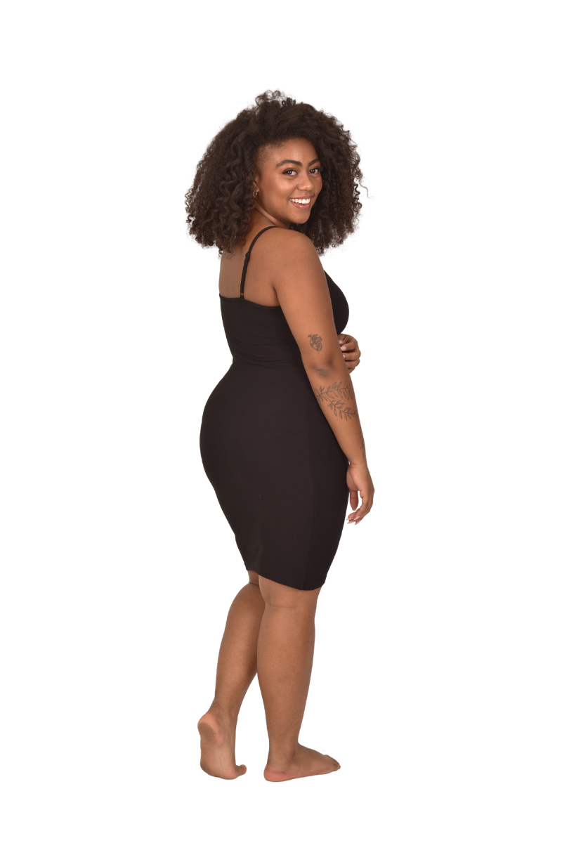 Built-In Shapewear Modal Mini Lounge Dress