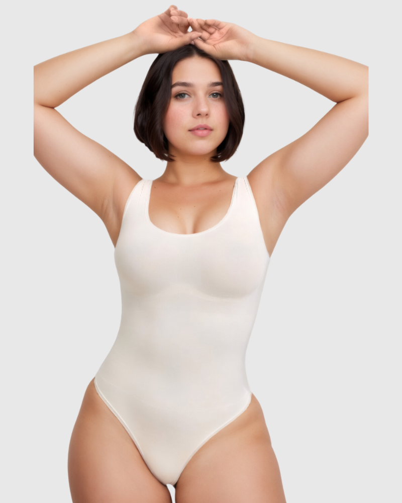 Eco Wide Strap Snatched Bodysuit