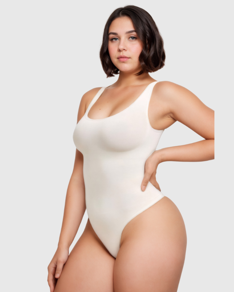 Eco Wide Strap Snatched Bodysuit