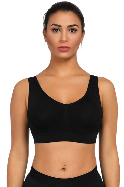 Seamless Wireless Bra With Support