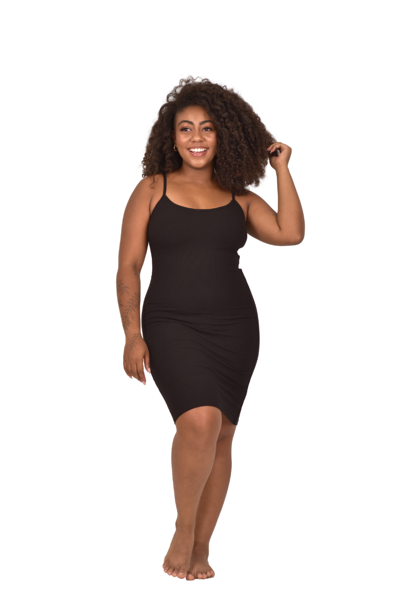 Built-In Shapewear Modal Mini Lounge Dress