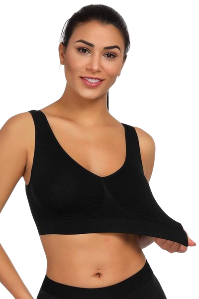 Seamless Wireless Bra With Support