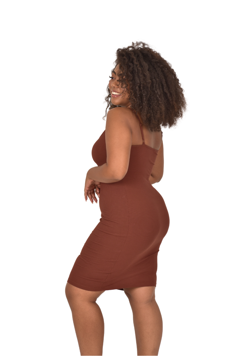 Built-In Shapewear Modal Mini Lounge Dress