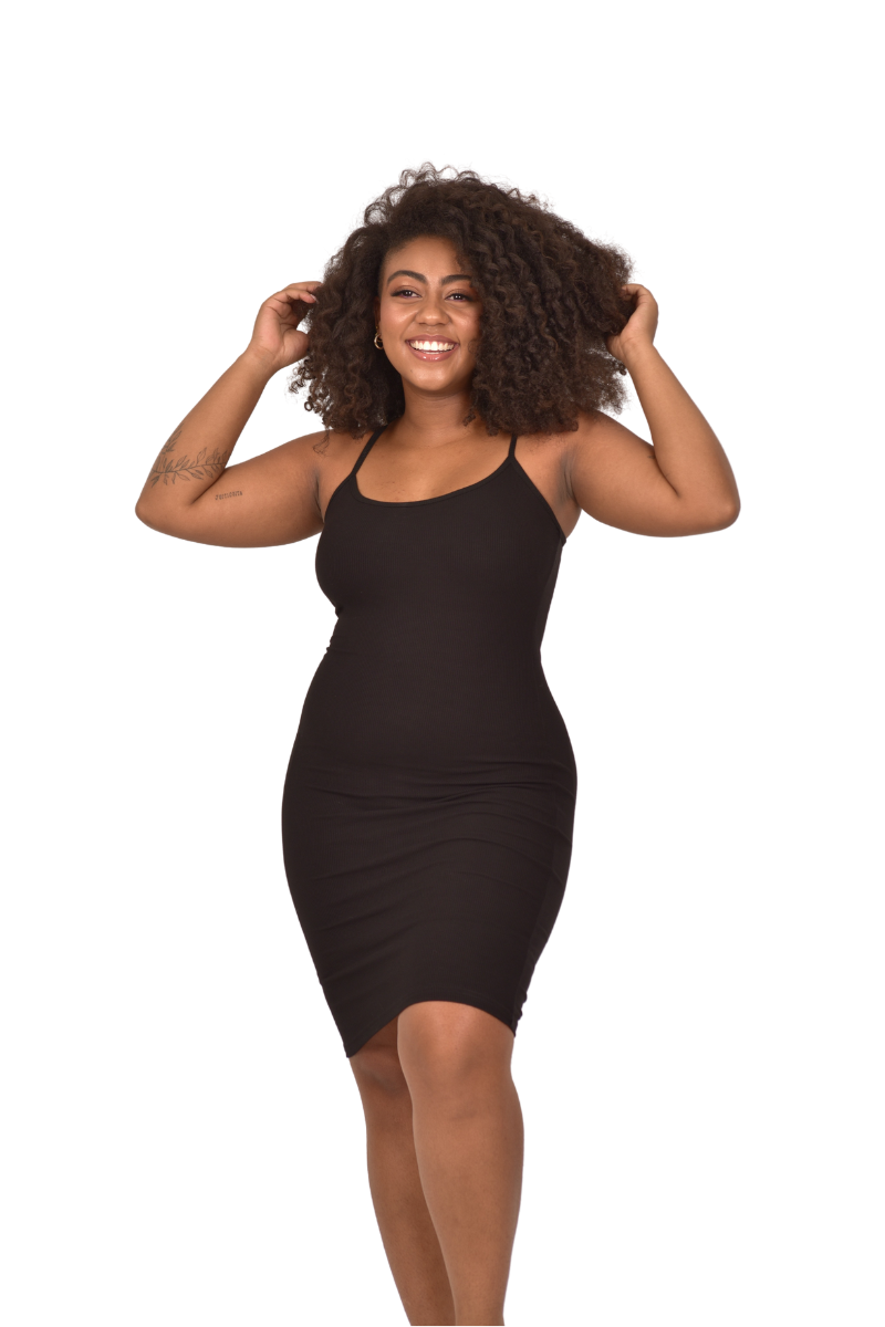 Built-In Shapewear Modal Mini Lounge Dress